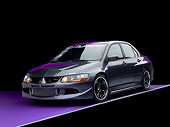 AUT 40 RK0261 01
2005 Mitsubishi Evolution VIII MR Edition Gray 3/4 Front View Studio