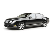AUT 41 RK0400 01
2006 Bentley Continental Flying Spur Black 3/4 Side View On Seamless Studio