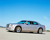 AUT 41 RK0038 01
2006 Chrysler 300 SRT8 Silver 3/4 Side On Pavement Blue Sky