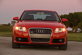 AUT 41 RK0084 01
2006 Audi, A4, 2.0 T, Red Low Head On View On Pavement By Grass Hills