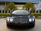 AUT 41 RK0473 01
2006 Bentley Continental Flying Spur Black Head On View On Pavement By Building And Trees