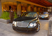 AUT 41 RK0489 01
Two 2006 Bentley Continental Flying Spur Black 3/4 Front View By Building