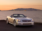 AUT 41 RK0526 01
2006 Cadillac XLR-V Convertible Silver 3/4 Front View On Pavement