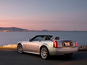 AUT 41 RK0528 01
2006 Cadillac XLR-V Convertible Silver 3/4 Rear View On Pavement