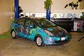 AUT 41 RK0559 01
2006 Toyota Prius Multicolored 3/4 Front View In  Service Garage