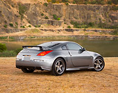 AUT 41 RK0574 01
2006 Nissan 350Z Silver 3/4 Rear View At Quarry