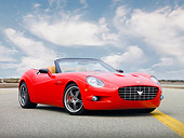 AUT 41 RK0582 01
2006 Anteros n2a Motors Roadster Red 3/4 Front View On Pavement