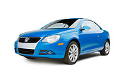 AUT 42 RK0125 01
2007 Volkswagen Eos 2.0T Convertible Blue Low 3/4 Front View Studio