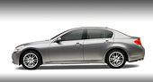 AUT 42 RK0141 01
2007 Infiniti G35 Sport 6MT Gray Profile View On 
White Seamless Studio