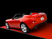AUT 42 RK0147 01
2007 Pontiac Solstice GXP Convertible Red 3/4 Rear View Studio