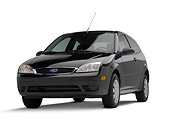 AUT 42 RK0157 01
2007 Ford Focus Hatchback S Black 3/4 Front View On White Seamless Studio