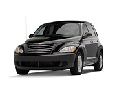 AUT 42 RK0169 01
2007 Chrysler PT Cruiser Black 3/4 Front View On White Seamless Studio