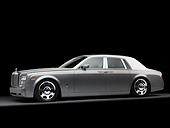 AUT 42 RK0237 01
2007 Rolls Royce Phantom Silver Low 3/4 Side View Studio