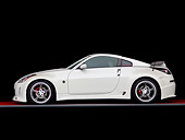 AUT 42 RK0273 02
2007 Nissan 350Z White Profile View Studio