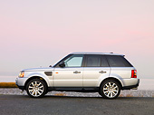 AUT 43 RK0182 01
2008 Land Rover Range Rover Silver Profile View At Dusk By Water
