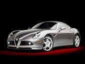 AUT 43 RK0395 01
2008 Alfa Romeo 8C Competizione Gray 3/4 Front View Studio