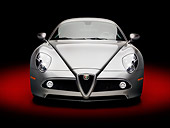 AUT 43 RK0399 01
2008 Alfa Romeo 8C Competizione Gray Front View Studio