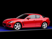 AUT 43 BK0003 01
2008 Mazda RX-8 Red 3/4 Front View Studio