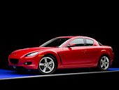 AUT 43 BK0004 01
2008 Mazda RX-8 Red 3/4 Front View Studio