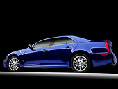 AUT 43 BK0006 01
2008 Cadillac STS Blue 3/4 Rear View Studio