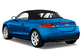 AUT 43 IZ0007 01
2010 Audi TT Roadster Blue 3/4 Rear View Studio