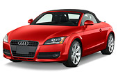 AUT 43 IZ0009 01
2010 Audi TT Roadster Red 3/4 Front View Studio