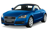 AUT 43 IZ0011 01
2010 Audi TT Roadster Blue 3/4 Front View Studio