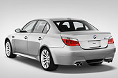 AUT 43 IZ0032 01
2010 BMW M5 Silver 3/4 Rear View Studio