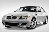 AUT 43 IZ0034 01
2010 BMW M5 Silver 3/4 Front View Studio