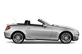 AUT 43 IZ0038 01
2008 Mercedes-Benz SLK 55 AMG Silver Profile View Studio