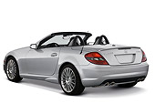 AUT 43 IZ0042 01
2008 Mercedes-Benz SLK 55 AMG Silver 3/4 Rear Studio