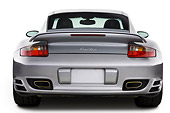 AUT 43 IZ0044 01
2008 Porsche 911 Turbo Silver Rear View Studio