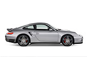 AUT 43 IZ0049 01
2008 Porsche 911 Turbo Silver Profile View Studio
