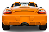 AUT 43 IZ0062 01
2010 Porsche Limited Edition Boxster Orange Rear View Studio