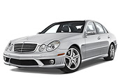 AUT 43 IZ0063 01
2009 Mercedes-Benz E63 AMG Silver 3/4 Front View Studio