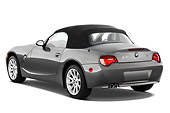AUT 43 IZ0070 01
2008 BMW Z4 Roadster Gray 3/4 Rear View Studio