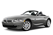 AUT 43 IZ0075 01
2008 BMW Z4 Roadster Gray 3/4 Front View Studio