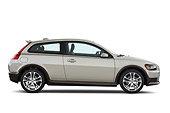 AUT 43 IZ0092 01
2010 Volvo C30 Silver Profile View Studio