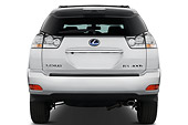 AUT 43 IZ0100 01
2009 Lexus RX 400h Silver Rear View Studio