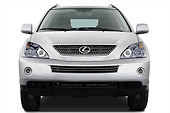 AUT 43 IZ0104 01
2009 Lexus RX 400h Silver Head On View Studio