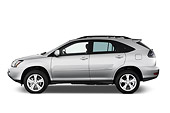 AUT 43 IZ0105 01
2009 Lexus RX 400h Silver Profile View Studio