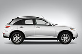 AUT 43 IZ0108 01
2008 Infiniti FX35 White Profile View Studio