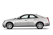 AUT 43 IZ0142 01
2013 Cadillac CTS Silver Profile View Studio