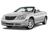 AUT 43 IZ0156 01
2009 Chrysler Sebring Convertible Silver 3/4 Front View Studio