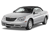AUT 43 IZ0157 01
2009 Chrysler Sebring Convertible Silver 3/4 Front View Studio