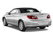 AUT 43 IZ0159 01
2009 Chrysler Sebring Convertible Silver 3/4 Rear View Studio