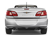 AUT 43 IZ0161 01
2009 Chrysler Sebring Convertible Silver Rear View Studio