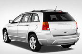 AUT 43 IZ0163 01
2008 Chrysler Pacifica Silver 3/4 Rear View Studio