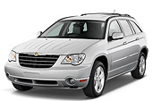 AUT 43 IZ0164 01
2008 Chrysler Pacifica Silver 3/4 Front View Studio