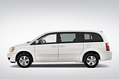 AUT 43 IZ0170 01
2010 Dodge Grand Caravan SXT White Profile View Studio